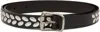 Lemaire Brown Almond Stud Belt In Brown