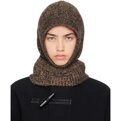 Lemaire Brown Alpaca & Yak Blend Balaclava