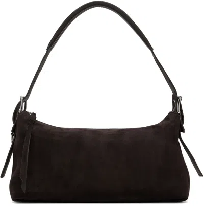 Lemaire Brown Belted Baguette Bag