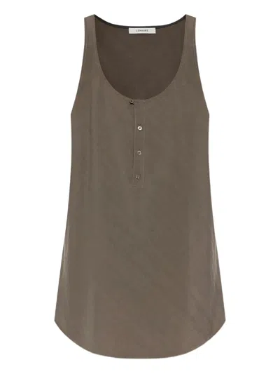LEMAIRE LEMAIRE BROWN BIAS TANK TOP