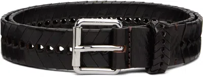 Lemaire Brown Braided 30 Belt
