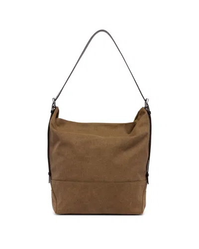 Lemaire Brown Canvas Belted Bag