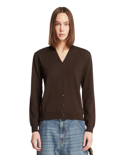Lemaire Brown Convertible Sweater