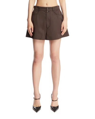 Lemaire Brown Cotton Shorts