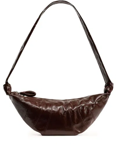 Lemaire Brown Croissant Medium Shoulder Bag