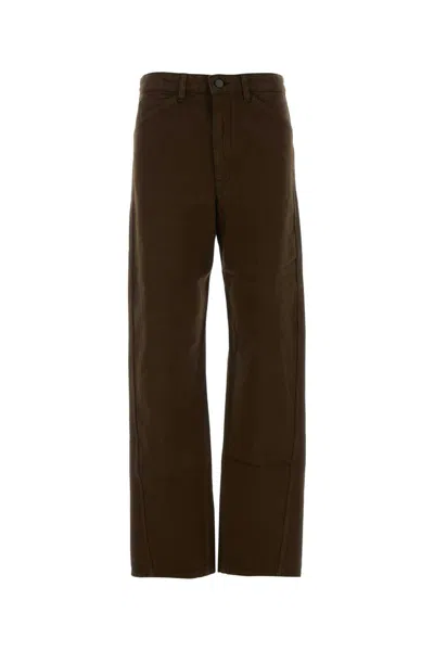 Lemaire Brown Denim Jeans