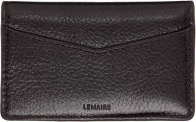 Lemaire Brown Gear Pocket Organizer Card Holder