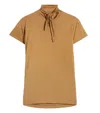 Lemaire Brown High Neck Tie T-shirt In Brown