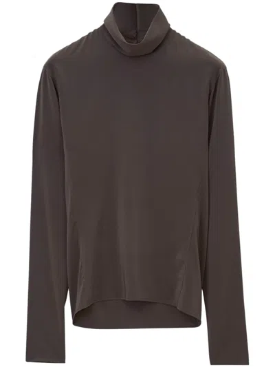 LEMAIRE BROWN HIGH NECK TOP