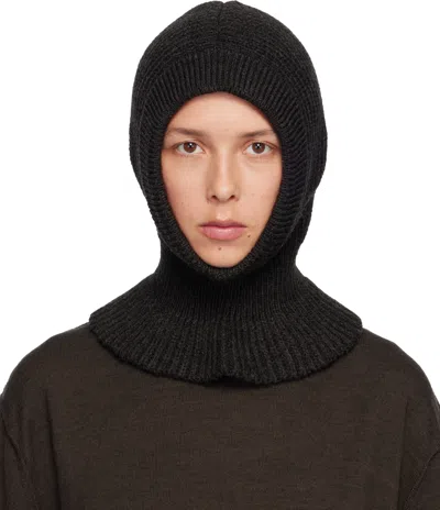 Lemaire Brown Hood Beanie