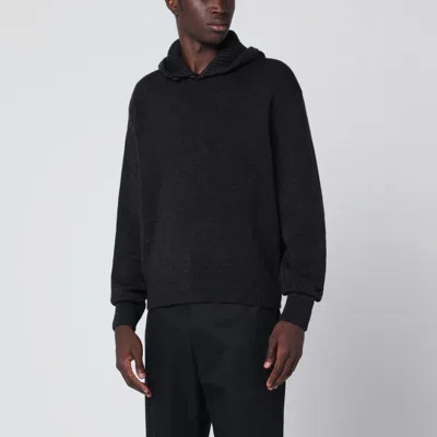 Lemaire Brown Hooded Sweater