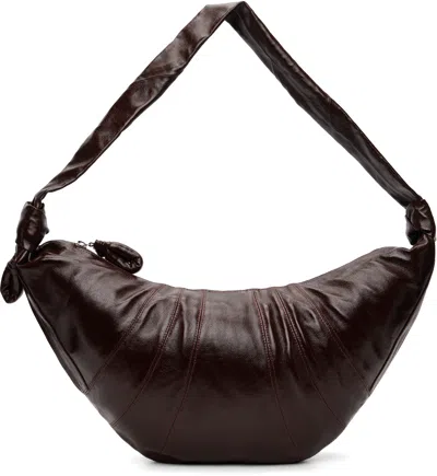 Lemaire Brown Large Croissant Bag