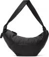 Lemaire Brown Large Croissant Bag In Br490 Dark Chocolate