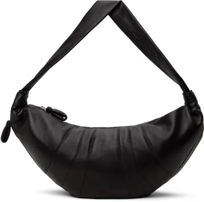 Lemaire Brown Large Croissant Bag In Br490 Dark Chocolate