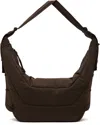 Lemaire Brown Large Soft Game Bag In Br520 Shiitake