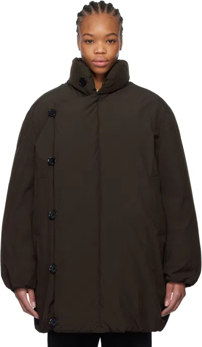 Lemaire Jacket  Woman Color Coffee In Kaffee Braun