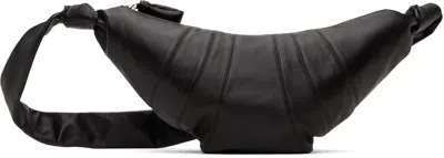 Lemaire Brown Medium Croissant Bag In Br490 Dark Chocolate