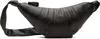 Lemaire Brown Medium Croissant Bag In Black