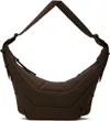 Lemaire Brown Medium Soft Game Bag In Br520 Shiitake