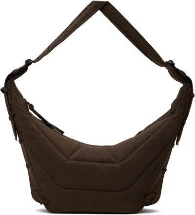 Lemaire Brown Medium Soft Game Bag In Br520 Shiitake