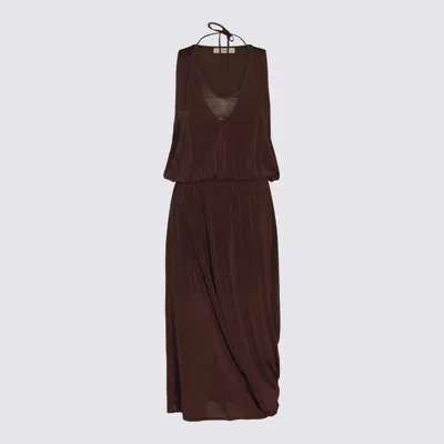 Lemaire Brown Midi Dress