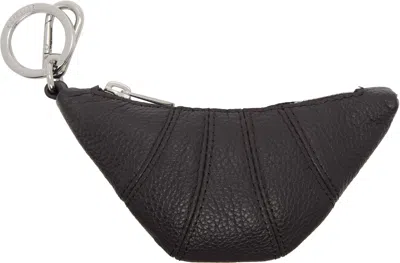Lemaire Brown Mini Croissant Keychain