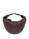Lemaire Brown Mini Fortune Croissant Shoulder Bag In Brown