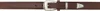 Lemaire Brown Minimal Western Belt In Br503 Roasted Pecan