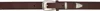Lemaire Brown Minimal Western Belt In Br503 Roasted Pecan