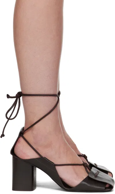 Lemaire Brown Opanka 80 Heels