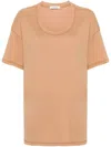 Lemaire Seam-detailing T-shirt In Neutrals