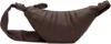 Lemaire Brown Small Croissant Bag In Br503 Roasted Pecan