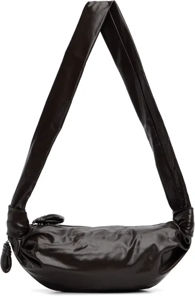 Lemaire Brown Small Soft Croissant Bag