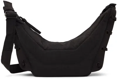 Lemaire Brown Small Soft Game Bag In Br490 Dark Chocolate