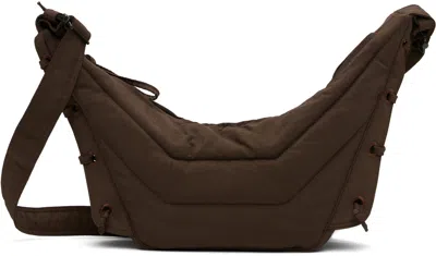 Lemaire Brown Small Soft Game Bag In Br520 Shiitake