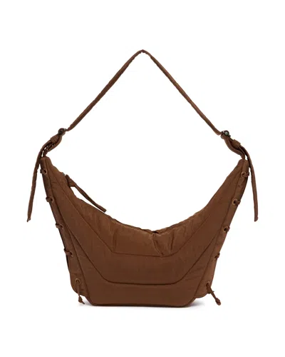 Lemaire Brown Soft Game Medium Bag