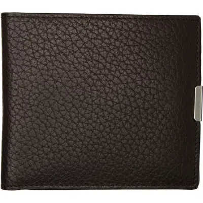 Lemaire Brown Soft Tab Bifold Wallet In Dark Chocolate