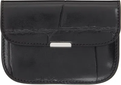 Lemaire Brown Soft Tab Card Holder