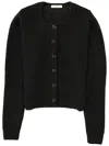 Lemaire Crew Neck Knitwear Long Sleeve Ribbed Style In Brown