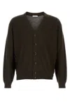 Lemaire Cocoa Wool-blend Cardigan In Green