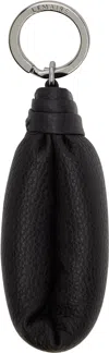 Lemaire Brown Wadded Keychain In Br490 Dark Chocolate