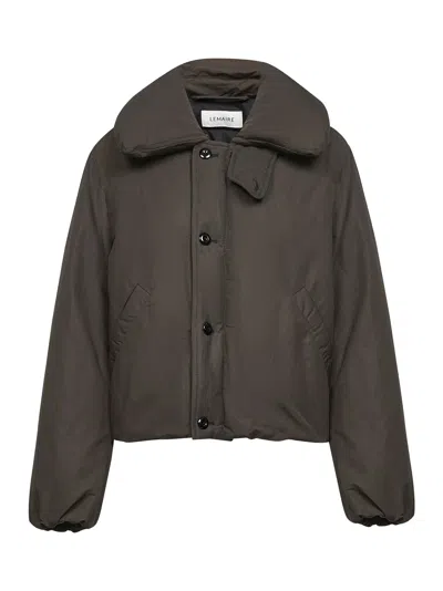 LEMAIRE BROWN WATER-REPELLENT PUFFER BLOUSON
