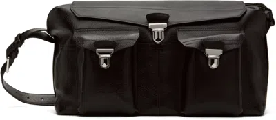 Lemaire Brown Week-end Gear Bag In Br495 Espresso