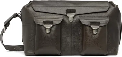 Lemaire Brown Week-end Gear Duffle Bag