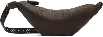 Lemaire Brown Western Studs Medium Croissant Bag