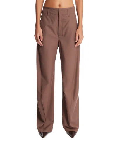 Lemaire Brown Wool Trousers In Brown Marrone   #3d322d