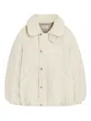 Lemaire Bubble-collar Puffer Jacket In White