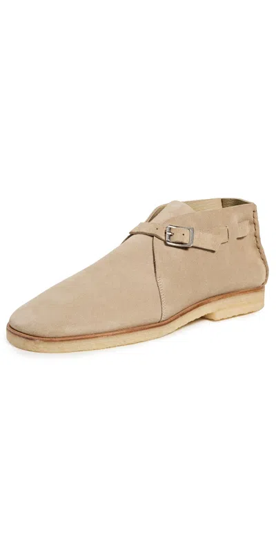 LEMAIRE BUCKLE SLIP ONS KRAFT BEIGE