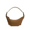 Lemaire Small Soft Game Quilted Shoulder Bag In Brown