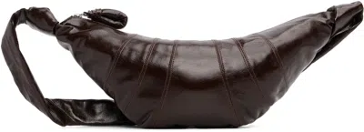 Lemaire Burgundy Medium Croissant Bag